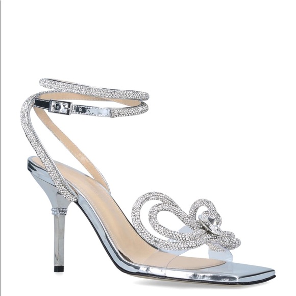 Mach&Mach PVC Crystal bow Heel - Picture 2 of 10